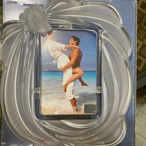 Vintage Mikasa Love Knot Frosted Picture